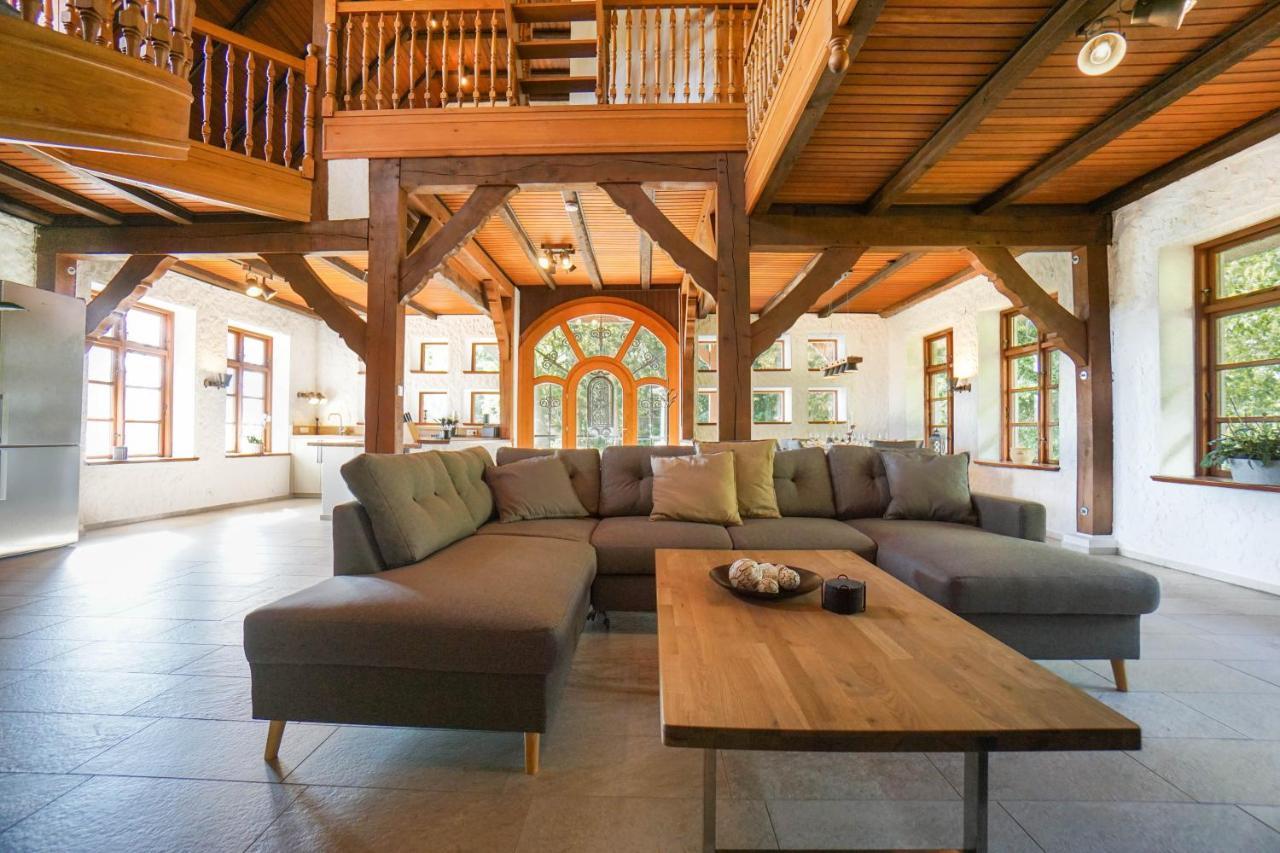 Gnarrenburg Ruhe Unter Reet-Haus Mit Sauna, Whirlpool Und Kamin מראה חיצוני תמונה